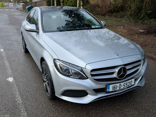 Mercedes-Benz C-Class Saloon, Petrol Plug-in Hybrid, 2016, Silver