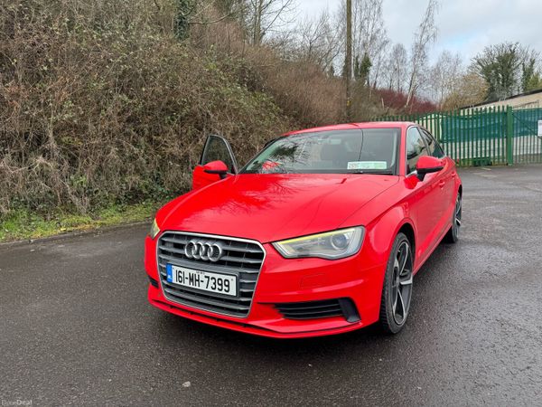 Audi A3 Saloon, Petrol, 2016, Red