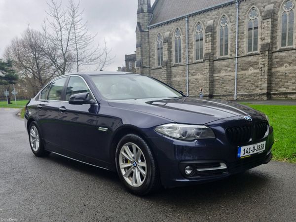 BMW 5-Series Saloon, Diesel, 2014, Blue