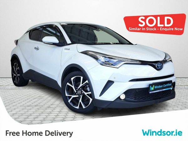 Toyota C-HR SUV, Petrol Hybrid, 2019, White