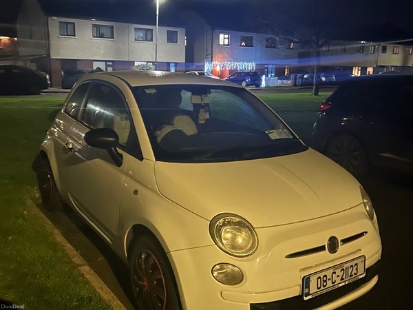 Fiat 500 Hatchback, Petrol, 2008, White