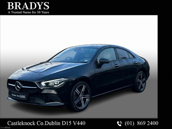Mercedes-Benz CLA Coupe, Petrol Plug-in Hybrid, 2023, Black