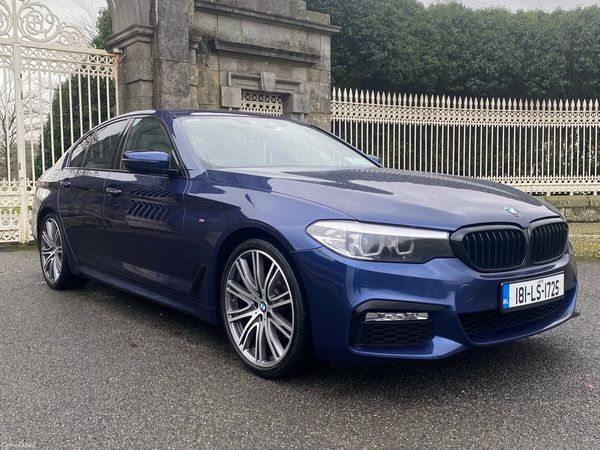 BMW 5-Series Saloon, Diesel, 2018, Blue