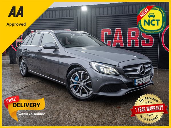 Mercedes-Benz C-Class Estate, Petrol Plug-in Hybrid, 2016, Grey