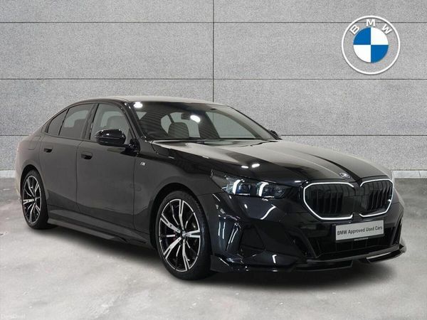 BMW 5-Series Saloon, Petrol Plug-in Hybrid, 2025, Black