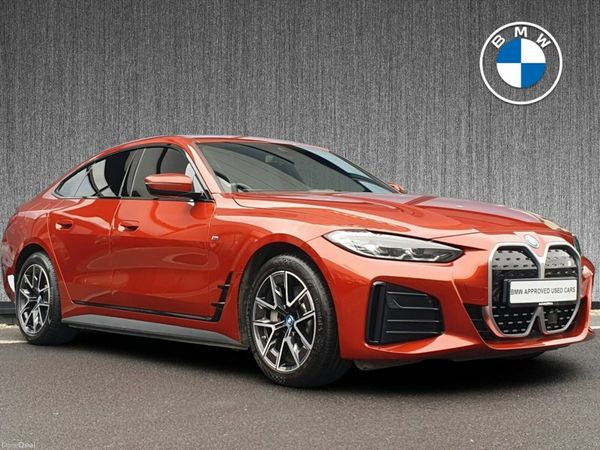 BMW i4 Hatchback, Electric, 2024, Orange