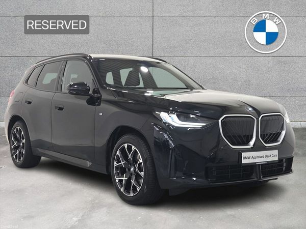 BMW X3 SUV, Petrol Plug-in Hybrid, 2025, Black