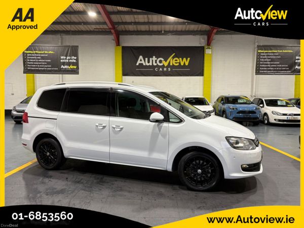 Volkswagen Sharan Hatchback, Petrol, 2015, White
