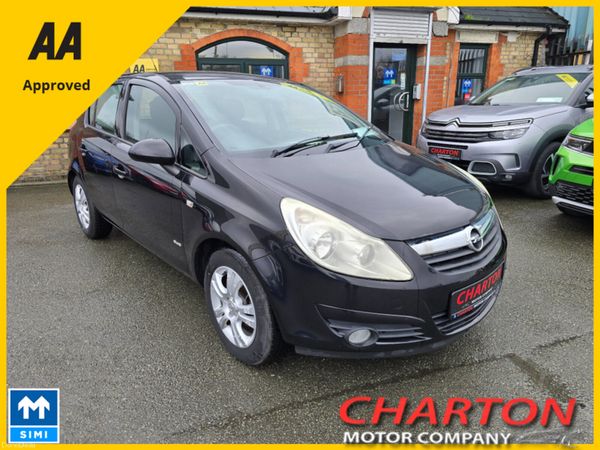 Opel Corsa Hatchback, Petrol, 2008, Black