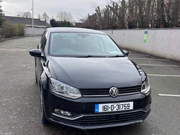 Volkswagen Polo Hatchback, Petrol, 2016, Black