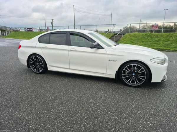 BMW 5-Series Saloon, Diesel, 2013, White