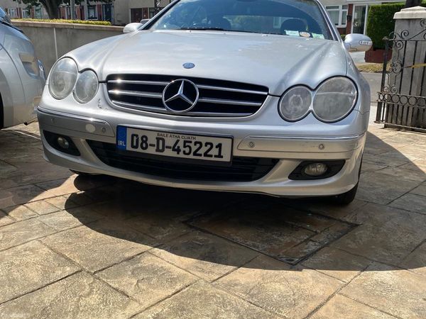Mercedes-Benz CLK Coupe, Petrol, 2008, Silver