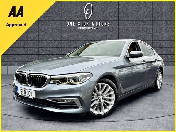 BMW 5-Series Saloon, Petrol Plug-in Hybrid, 2017, Grey