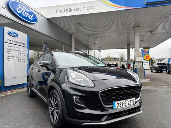 Ford Puma MPV, Petrol Hybrid, 2023, Black