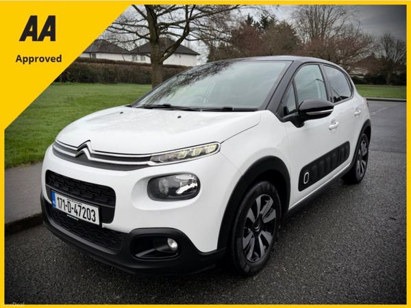 Citroen C3 Hatchback, Petrol, 2017, White