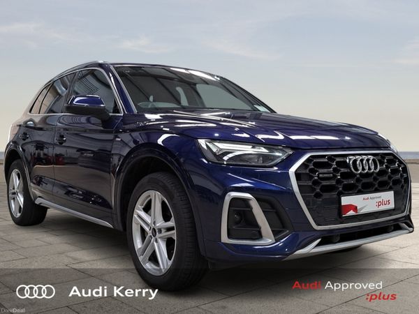 Audi Q5 SUV, Petrol Plug-in Hybrid, 2024, Blue