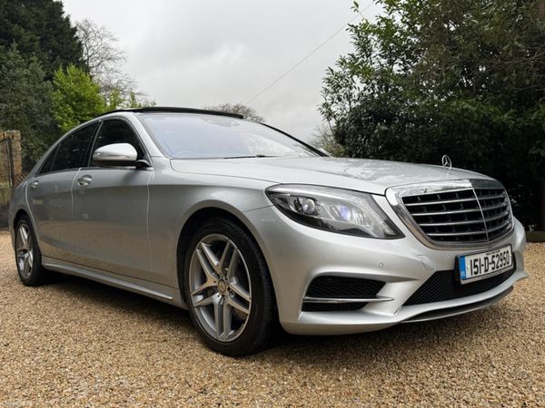 Mercedes-Benz S-Class Saloon, Petrol Plug-in Hybrid, 2015, Silver