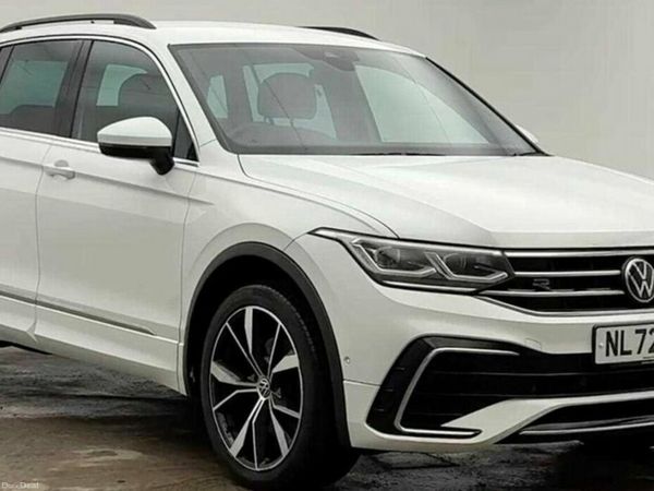 Volkswagen Tiguan SUV, Petrol Hybrid, 2022, White