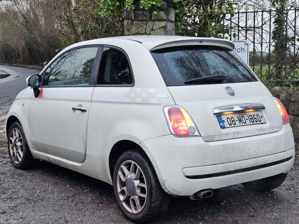 Fiat 500 Hatchback, Petrol, 2008, White