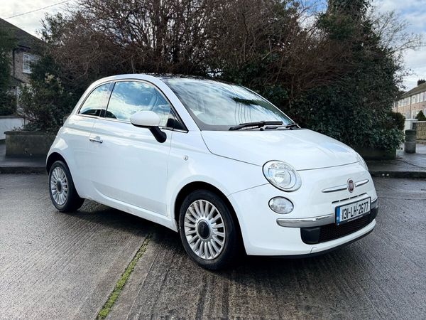 Fiat 500 Hatchback, Petrol, 2013, White