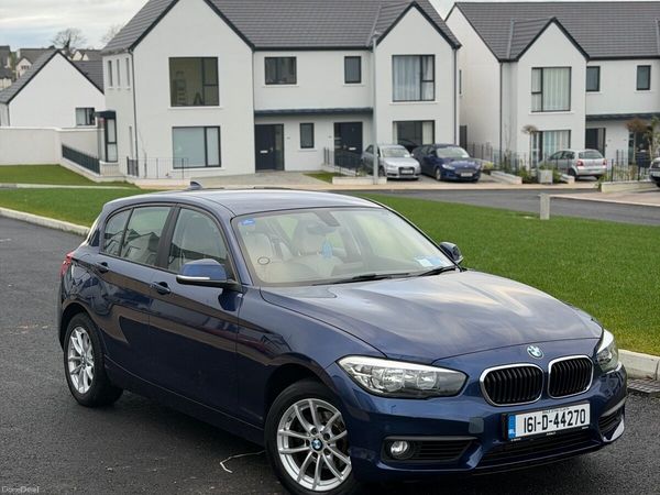 BMW 1-Series Hatchback, Petrol, 2016, Blue