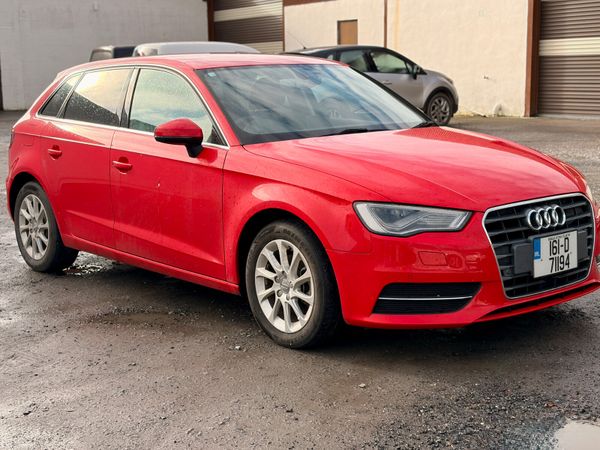 Audi A3 Hatchback, Petrol, 2016, Red