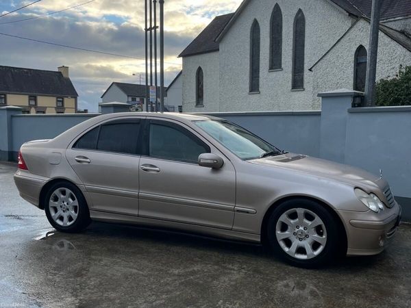 Mercedes-Benz C-Class Saloon, Petrol, 2005, Beige