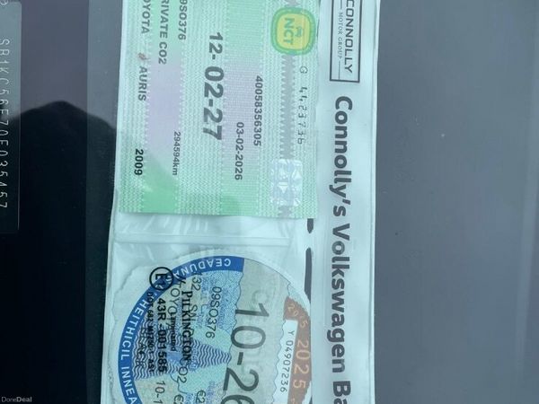 Toyota Auris Hatchback, Diesel, 2009, Black