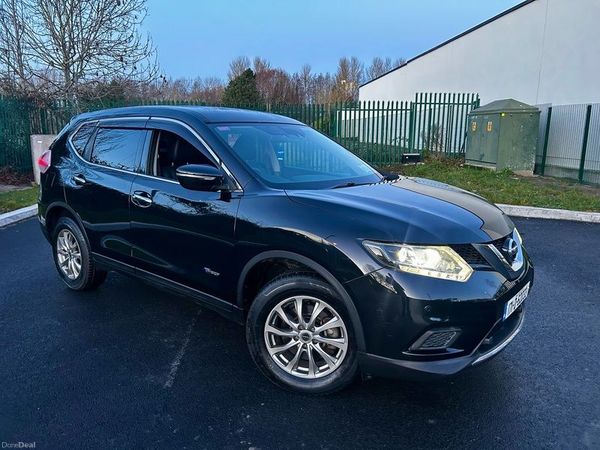 Nissan X-Trail SUV, Petrol Hybrid, 2017, Black