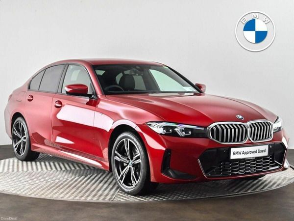 BMW 3-Series Saloon, Petrol Plug-in Hybrid, 2025, Red