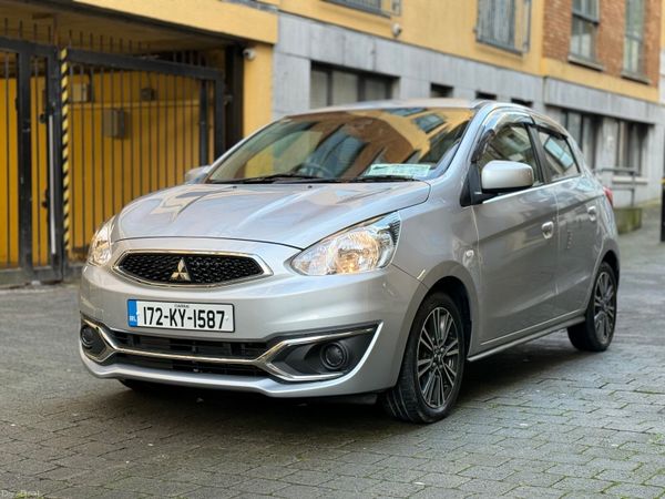 Mitsubishi Mirage Hatchback, Petrol, 2017, Silver