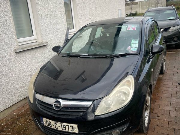 Opel Corsa Hatchback, Petrol, 2008, Black