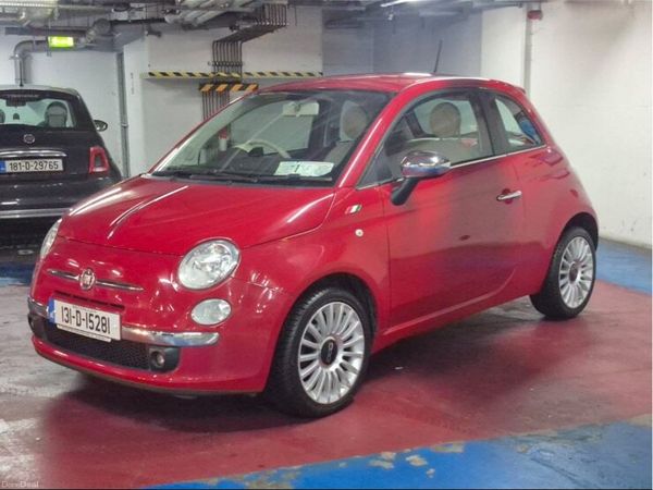 Fiat 500 Hatchback, Petrol, 2013, Red