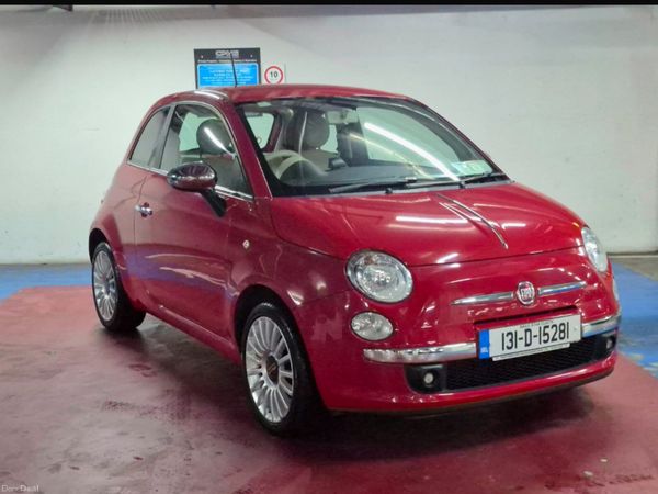 Fiat 500 Hatchback, Petrol, 2013, Red