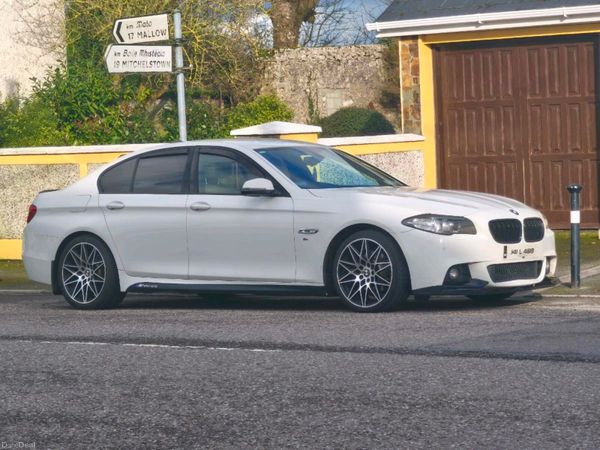 BMW 5-Series Saloon, Diesel, 2014, White