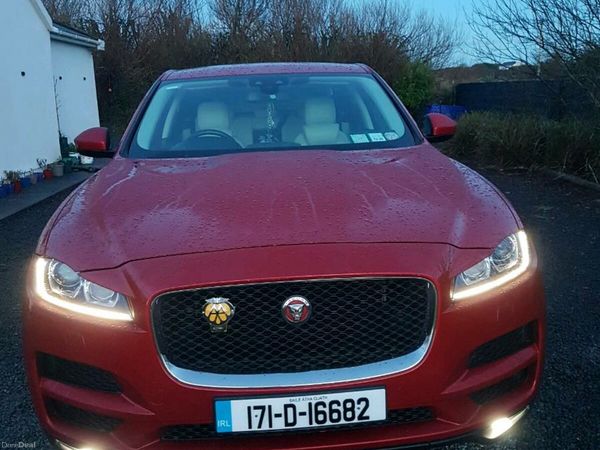 Jaguar F-Pace SUV, Diesel, 2017, Red