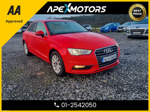 Audi A3 Saloon, Petrol, 2014, Red