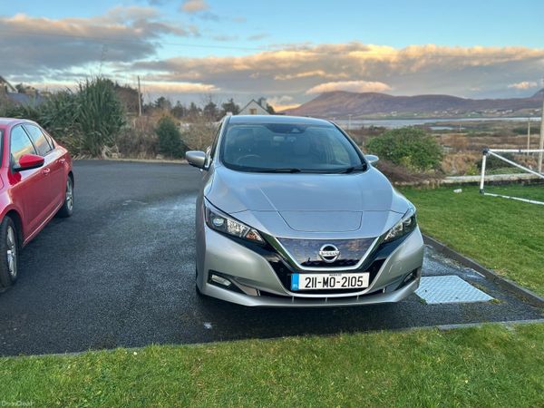 Nissan Leaf Hatchback, Electric, 2021, Silver