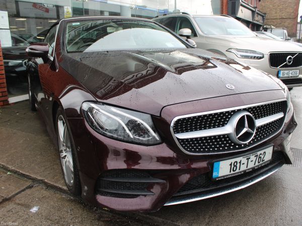 Mercedes-Benz E-Class Convertible, Diesel, 2018, Red