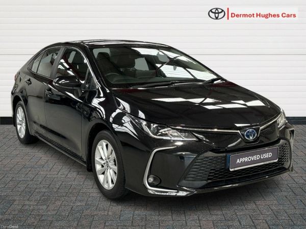 Toyota Corolla Saloon, Petrol Hybrid, 2023, Black