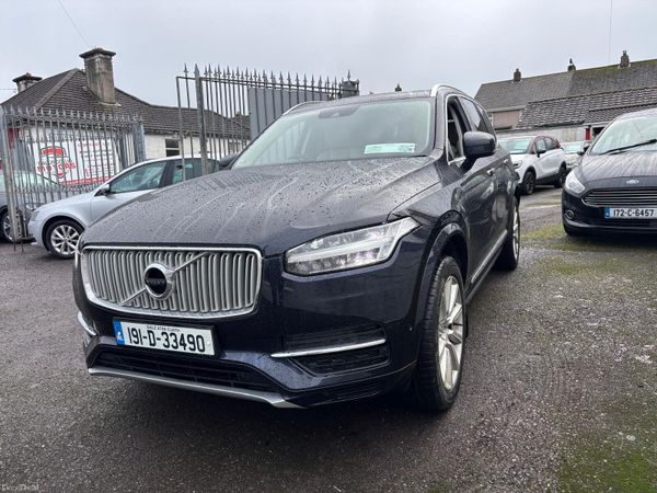 Volvo XC90 SUV, Petrol Plug-in Hybrid, 2019, Blue