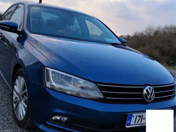 Volkswagen Jetta Saloon, Diesel, 2017, Blue