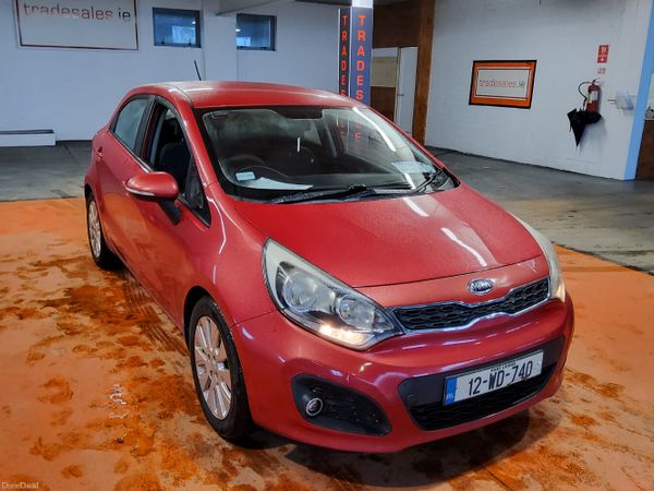 Kia Rio Hatchback, Petrol, 2012, Red