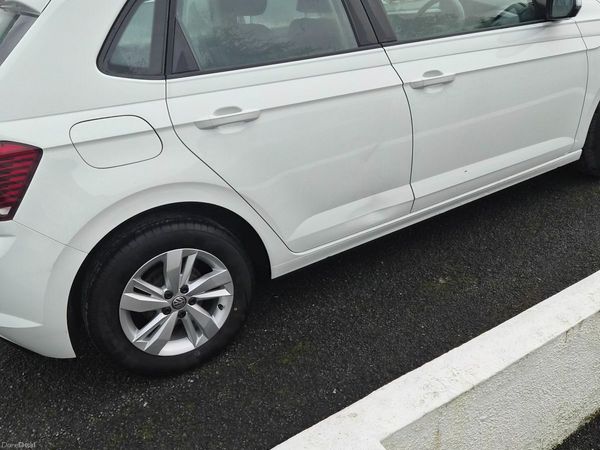 Volkswagen Polo Hatchback, Petrol, 2019, White