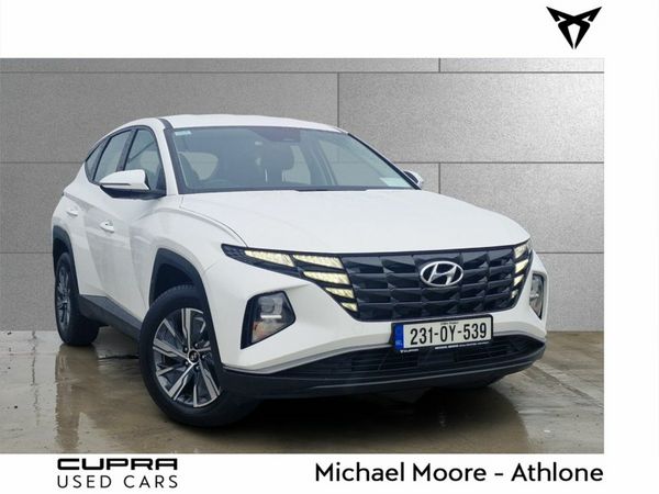 Hyundai Tucson SUV, Petrol Hybrid, 2023, White