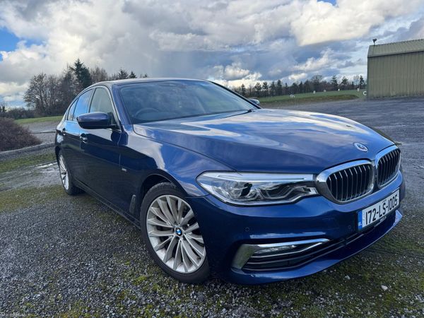 BMW 5-Series Saloon, Diesel, 2017, Blue