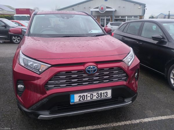 Toyota RAV4 SUV, Petrol Hybrid, 2020, Red