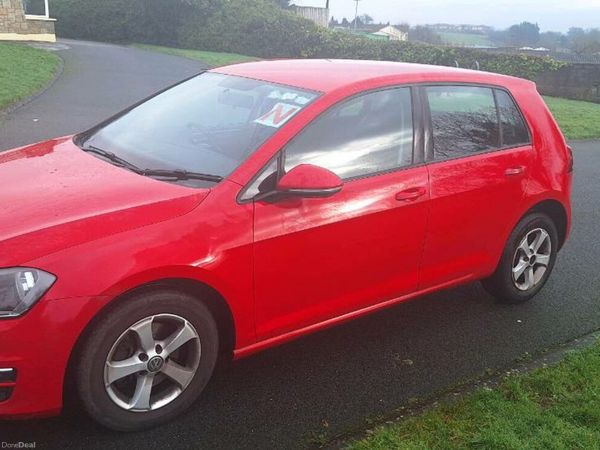 Volkswagen Golf Estate, Diesel, 2013, Red