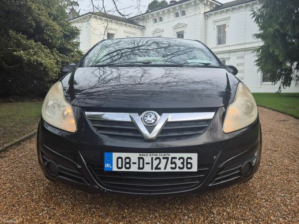 Vauxhall Corsa Hatchback, Petrol, 2008, Black