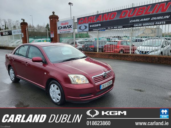 Toyota Avensis Saloon, Petrol, 2006, Red